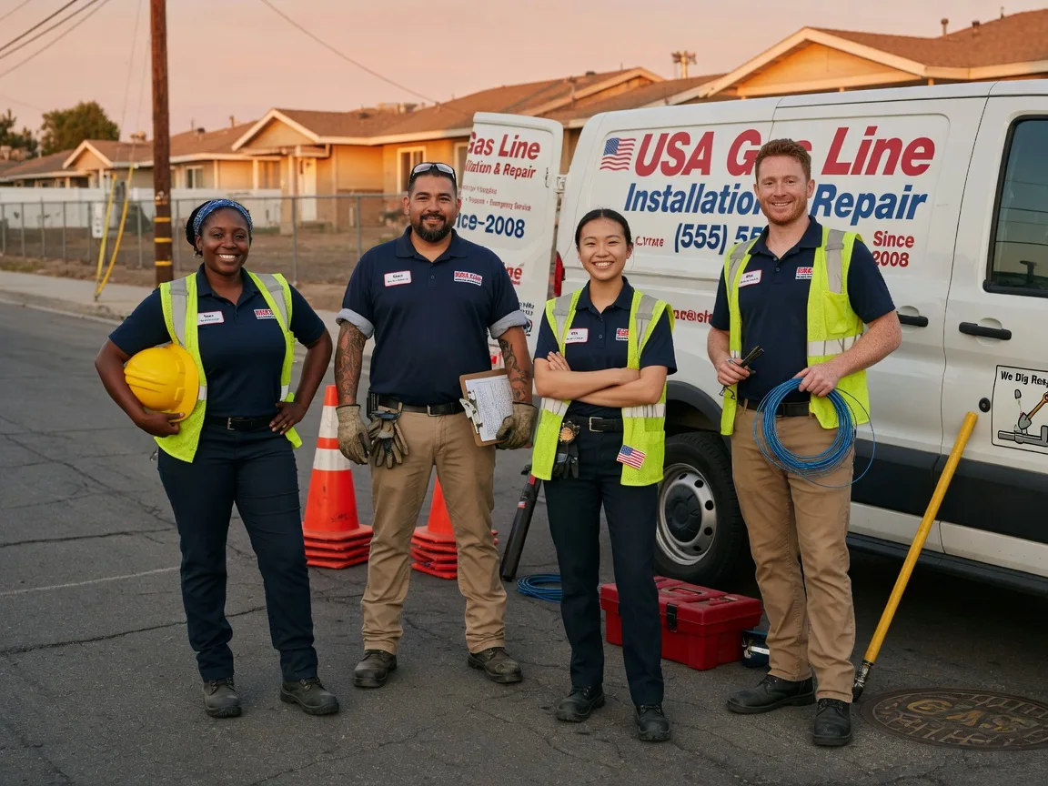 Gas Line Installation company in Hughes, AR